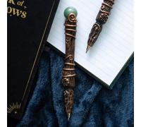 Abundance Green Aventurine Crystal Wand Pen - Luck & Manifestation Gift