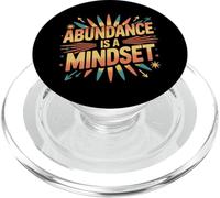Abundance Is A Mindset Wealth Growth Positivity - PopSockets PopGrip for MagSafe