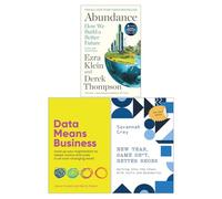 Abundance, New Year Same Sh*t Better Shoes & Data Means Business 3 Books Collection Set