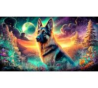 Abundant-food-and-wine-display 1000 Pieces Jigsaw Puzzle for Adults Classic Educational Games for Family 38x26cm/1000pcs