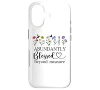 Abundantly Blessed Beyond Measure Women Christian Scripture Case for iPhone 17