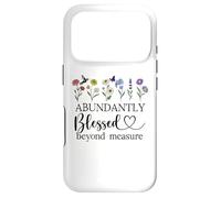 Abundantly Blessed Beyond Measure Women Christian Scripture Case for iPhone 17 Pro