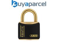 ABUS 00385 T84MB/30mm Black Rustproof Padlock Carded ABUT84MB30C