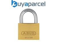 ABUS 02874 55/50mm Brass Padlock Keyed Alike 5501 ABUKA02874