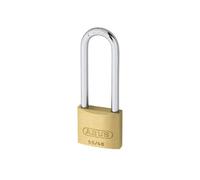 ABUS 04763 63mm Long Shackle Special Brass Padlock with 5401 Alike Keyed