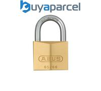 ABUS 08753 65/60mm Brass Padlock Keyed Alike 601 ABUKA08753