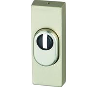 ABUS 093906 RSZS316 F2 SB Protective Escutcheon Plate with Cylinder Protection for Metal Doors Nickel Silver
