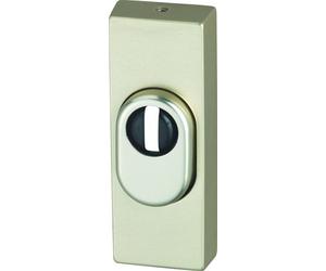 ABUS 093906 RSZS316 F2 SB Protective Escutcheon Plate with Cylinder Protection for Metal Doors Nickel Silver