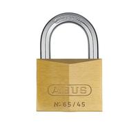 Abus 09853 65/45mm Brass Padlock Carded Abu6545C