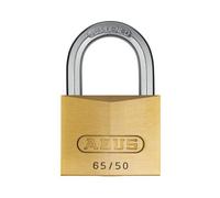 Abus 09854 65/50mm Brass Padlock Carded Abu6550C