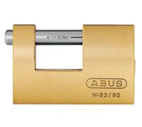 Abus 11580 82/90mm Monoblock Brass Shutter Padlock Keyed Alike 8523 Abuka11580