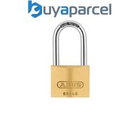 ABUS 12012 65/40mm Brass Padlock 40mm Long Shackle Keyed Alike 6404