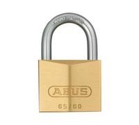 Abus 12633 65/60mm Brass Padlock Keyed Alike 6606 Abuka12633