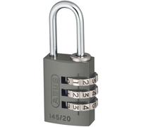 Abus 145/20C 3-DIGIT Alum. Combination Padlock Titanium