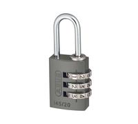 Abus 145/20 20mm Aluminium Combination Padlock Titanium 46576