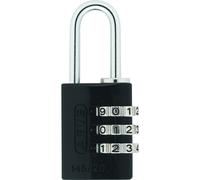 ABUS 145/20 C 20mm Body 3 Dial Resettable Combination Padlock Black
