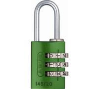 ABUS 145/20 C 20mm Body 3 Dial Resettable Combination Padlock Green