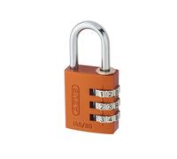 Abus 145/30 30mm Aluminium Combination Padlock Orange 46579