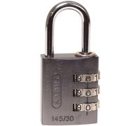 Abus Mechanical 46585 145/30 30Mm Aluminium Combination Padlock Titanium 46585