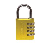 ABUS 145/40 40mm Aluminium Combination Padlock Yellow 49535 Abus Yellow