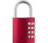 ABUS 145/40 C 40mm Body 4-Dial Resettable Combination Padlock Red