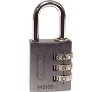 Abus 145 Series Aluminium Combination Padlock 30mm Titanium Standard