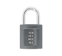ABUS Combination Lock 158/50 with digit code - Padlock with Zinc Die-Cast Body - Individually Adjustable Numeric Code - Security Level 5 - Dark Grey