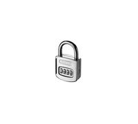 Abus Mechanical 32076 160/50 50Mm Steel Case Die-Cast Body Combination Padlock (4-Digit) Carded