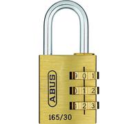 ABUS 20131 Brass Combination Lock 165/30SB Size: 30 mm