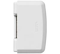 ABUS 261169 Door Hinge Protection Type TAS112 White | Additional lock for external hinges, prevents levering, original ABUS quality, easy to install