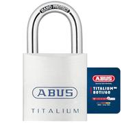 ABUS 26945 80TI/60 KA 8011 Titalium Padlock, Silver