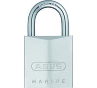 ABUS 28644 Stainless Steel Shackle Brass Padlock with 7561 Reversible Alike Keyed