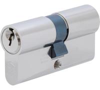 ABUS 28928 Buffo Cylinder 30/30, Silver, 4 Set | Suitable for indoor and outdoor use, incl. 3 keys - ideal for door locks, easy installation