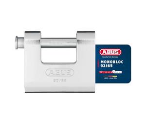 ABUS 30610 Monoblock Brass Shutter Padlock with Steel Jacket and 8511 Alike Keyed