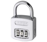 Abus Mechanical 32076 160/50 50Mm Steel Case Die-Cast Body Combination Padlock (4-Digit) Carded