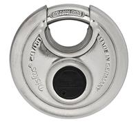 ABUS Discus Padlock 20/80 - Weatherproof for The Garden - with Discus Welding Technology for The Best Protection Against Break-ins - ABUS Security Level 9 - Silver