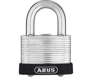 ABUS 35068 41/45 Laminated/Plated Steel Padlock, Silver, Set of 6 Piece