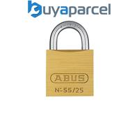 ABUS 35073 55/25mm Brass Padlock Carded ABU5525C