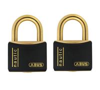 Abus Black T84 Inox Series Brass Padlock 40mm Standard
