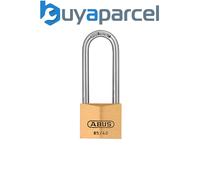 ABUS 35434 85/40mm Brass Padlock 63mm Long Shackle Carded ABU8540LSC