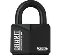 ABUSGranit Padlock 37RK/55 for Outdoor use - Made of Hardened Special Steel - with ABUS-Plus disc Cylinder - ABUS Security Level 10 - incl. 2 Keys - Black