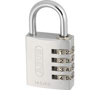 ABUS 4 Digit Combination Lock - Grey 145/40