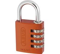 ABUS 4 Digit Combination Lock - Orange 145/40
