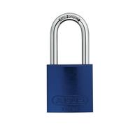 ABUS 45233 72/40mm Aluminium Padlock 40mm Long Shackle Blue Keyed ...
