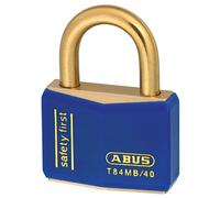 Abus Mechanical 45416 T84Mb/40Mm Blue Rustproof Padlock Keyed Alike 8406