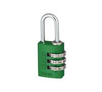 Abus 46571 145/20 20mm Aluminium Combination Padlock Green 46571 Abu14520Gre