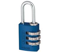 ABUS Combination Lock 145/20 – Aluminium 20mm, Adjustable Code, Security Level 3, Yellow