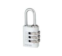 Abus 46574 145/20 20mm Aluminium Combination Padlock Silver 46574 Abu14520Sil