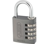 Padlock combination aluminum 40mm titanium