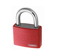 Abus 49940 T65Al/40mm My Lock Aluminium Padlock Red Keyed Alike 6401 Abuka49940